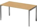 Bisley Schreibtisch DUH1608BC355 U 1600x650-850x800mm si/bu