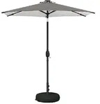 vidaXL Garten Sonnenschirm mit LED-Lichtern 230 x 230 cm Polyester