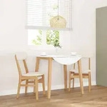 vidaXL Esszimmerst&uuml;hle mit Kissen 2 Stk. Massivholz Gummibaum