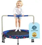VEVOR Kindertrampolin Outdoor-Trampolin 91,44 cm faltbares Trampolin mit Griff,