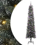 vidaXL K&uuml;nstlicher Weihnachtsbaum mit 300 LEDs mit St&auml;nder Gr&uuml;n 210 cm