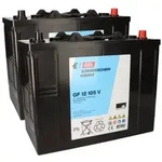Ersatzakku f&uuml;r 24V 2x GF 12 105V Arbeitsb&uuml;hne K&auml;rcher 105 Ah, kompatibel...