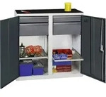 Stumpf Werkzeug- und Materialschrank Serie 3000 lichtgrau / anthrazitgrau + 2