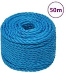 vidaXL Arbeitsseil Blau 16 mm 50 m Polypropylen