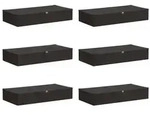 vidaXL Aufbewahrungsbox 6 pcs Anthrazit 90 x 48 x 15 cm Vliesstoff
