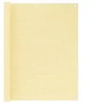 vidaXL Balkon-Sichtschutz Beige 120x500 cm HDPE