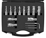 VEVOR Kronenbohrer-Set Metall 13 tlg. 7/16, 1/2, 9/16, 11/16, 5/8, 3/4, 13/16,...