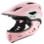 Rockbros TT-32001 Rabbit Kinderfahrradhelm mit abnehmbarem Kinnschutz, Gr&ouml;&szlig;e S