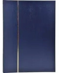 Exacompta Briefmarken Einsteckalbum Halbleder 48 Seiten 225x305cm Blau 26154E