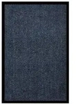 vidaXL Fu&szlig;matte Gestreift Blau 80x120 cm