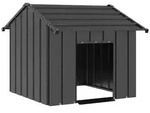 vidaXL Hundeh&uuml;tte mit Dach 85x107x81 cm Verzinkter Stahl