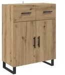 vidaXL Sideboard Artisan-Eiche 69,5 x 34 x 90 cm Holzwerkstoff