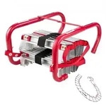 VEVOR Feuerleiter, 7,62 m, einziehbare Rettungsleiter max. 453,6 kg, leichte