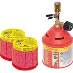 ROTHENBERGER Industrial Bunsenbrenner inkl. 2x C200 Kartusche 330ml mit ILL System -