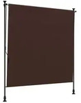 vidaXL Outdoor Rollo Braun 150 x 270 cm