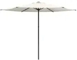vidaXL Garten-Sonnenschirm 300 x 300 cm Polyester Rechtwinklig Creme