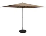 vidaXL Garten-Sonnenschirm 200 x 300 cm Polyester Rechtwinklig Taupe