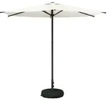 vidaXL Garten-Sonnenschirm 270 x 270 cm Polyester Rechtwinklig Creme