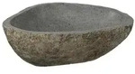 vidaXL Flusssteinwaschbecken Hellgrau 52 x 40 x 15 cm Flussstein