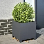 vidaXL Pflanzk&uuml;bel 2 Stk. Anthrazit 40x40x40 Stahl
