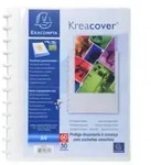 EXACOMPTA Sichtbuch Kreacover DIN A4, 30 H&uuml;llen, wei&szlig;