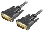 Sharkoon DVI-Kabel - Dual Link - DVI-D (M) - bis DVI-D (M) - 1 m - Schwarz