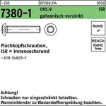Flachkopfschraube ISO 7380-1 ISR M8x20-T40 010.9 galv.verz. 200St.
