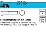 Sechskantschraube ISO 4014 Schaft M16x 55 A 4 (- 70) 50 St&uuml;ck