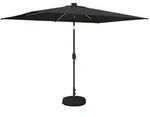 vidaXL Garten Sonnenschirm mit LED-Lichtern 200 x 300 cm Polyester