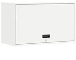 vidaXL Wandschrank f&uuml;r die Garage mit Gasdrucklift-T&uuml;r Wei&szlig;