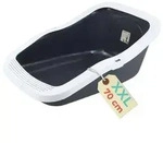 XXL Katzenklo Katzentoilette gro&szlig; Gro&szlig;es Katzenklo 70 cm Katzen Klo offen XXL