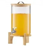 VEVOR Getr&auml;nkespender (1 x 8 L) f&uuml;r Partys Saftspender (aus Glas) mit...