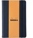 Notizbuch Web Notebook A6 liniert 96 Blatt schwarz/orange/schwarz