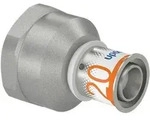 Uponor &Uuml;bergangsmuffe S-Press PLUS aus Messing, verzinnt 20mmx1 IG