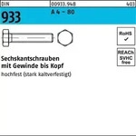 Sechskantschraube DIN 933 VG M12x 70 A 4 - 80 50 St&uuml;ck