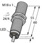 Turck Induktiver Sensor b&uuml;ndig PNP, Wechsler BI5U-M18M-VP4X