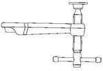 Bessey Gleitb&uuml;gel kpl. mit Knebelgriff f&uuml;r Ganzstahlschraubzwinge classiX...