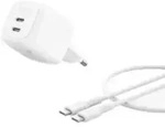 Belkin BoostCharge Pro - Netzteil - GaN - 50 Watt - Fast Charge - 2