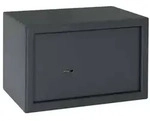 vidaXL Safe Box mit Schl&uuml;ssel Schloss Dunkelgrau 20x31x20 cm Stahl