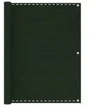 vidaXL Balkon-Sichtschutz Dunkelgr&uuml;n 120x400 cm HDPE