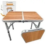 Camping-Tisch klappbar, h&ouml;henverstellbar 26/50/62cm Grilltisch klein...