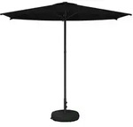 vidaXL Garten-Sonnenschirm 270 x 270 cm Polyester Rechtwinklig Schwarz