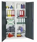 TM Werkzeug- und Materialschrank 3000, RAL 7035/7016, 8 Wannen