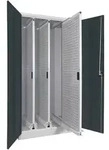 Vertikalauszugsschrank B1000xT600xH1950 mm 3 Wannen RAL 7035/7016 - Artikel: