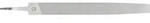 Werkstattfeile 1122 300 H1 L.300mm 12Inch Hiebe 1 flachspitz Q.30x6,5mm f.Heft