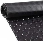 Gummi Antirutsch Premium TPE Geruchsarm Bodenbelag Noppen Muster Schwarz 3mm...