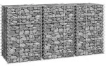 vidaXL Gabionen-Hochbeete 3 Stk. 30x30x50 cm Eisen