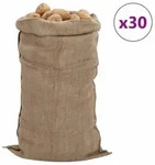 vidaXL Jutes&auml;cke 30 Stk. 65x135 cm 100% Jute 340 g/m2