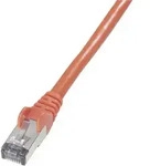 Goobay 68282 RJ45 Netzwerkkabel, Patchkabel CAT 6 S/FTP 7.50 m Rot Flammwidrig,...