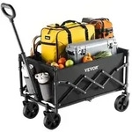 VEVOR Bollerwagen 66x45x46 cm, 102 kg faltbarer Transportwagen mit...